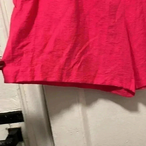 Vince Camuto Hot Pink Linen Blend Short NWT Size 22W - Picture 5 of 9